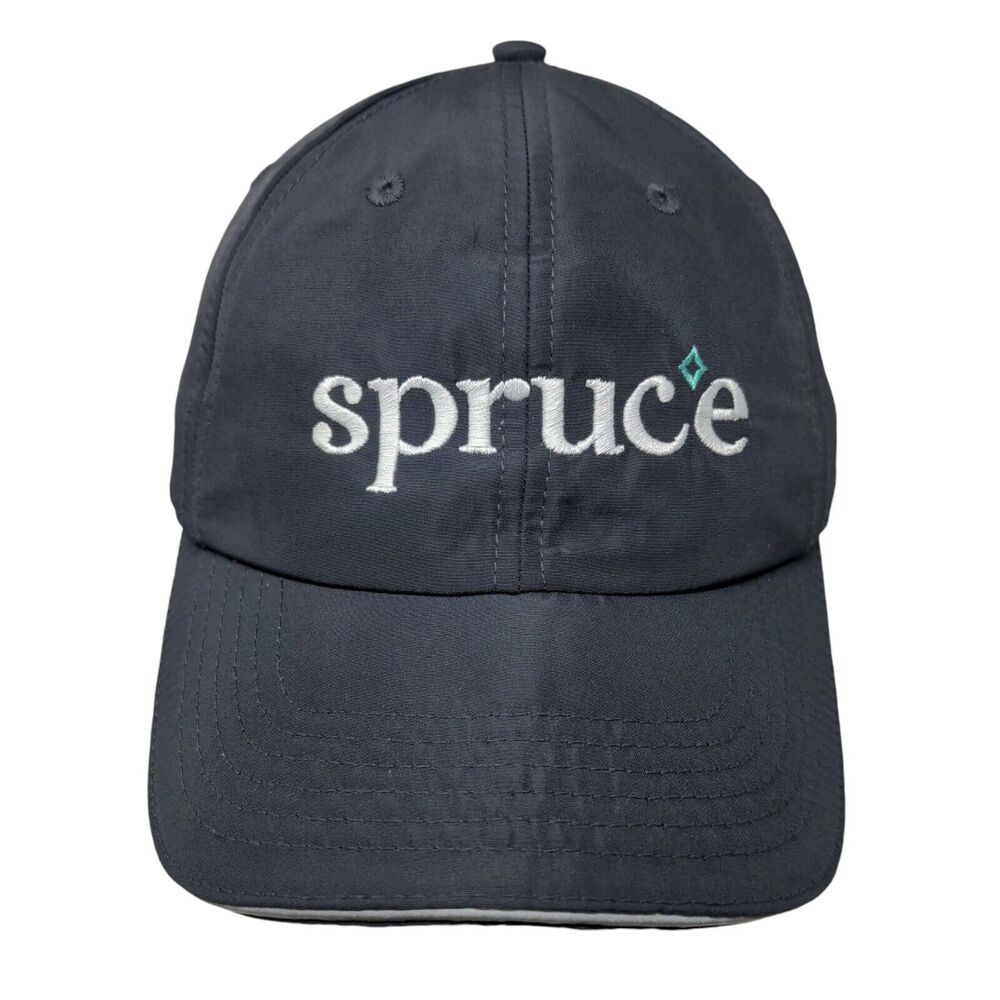 Spruce Strapback Hat Blue One Size Adjustable Embroidered Core 365